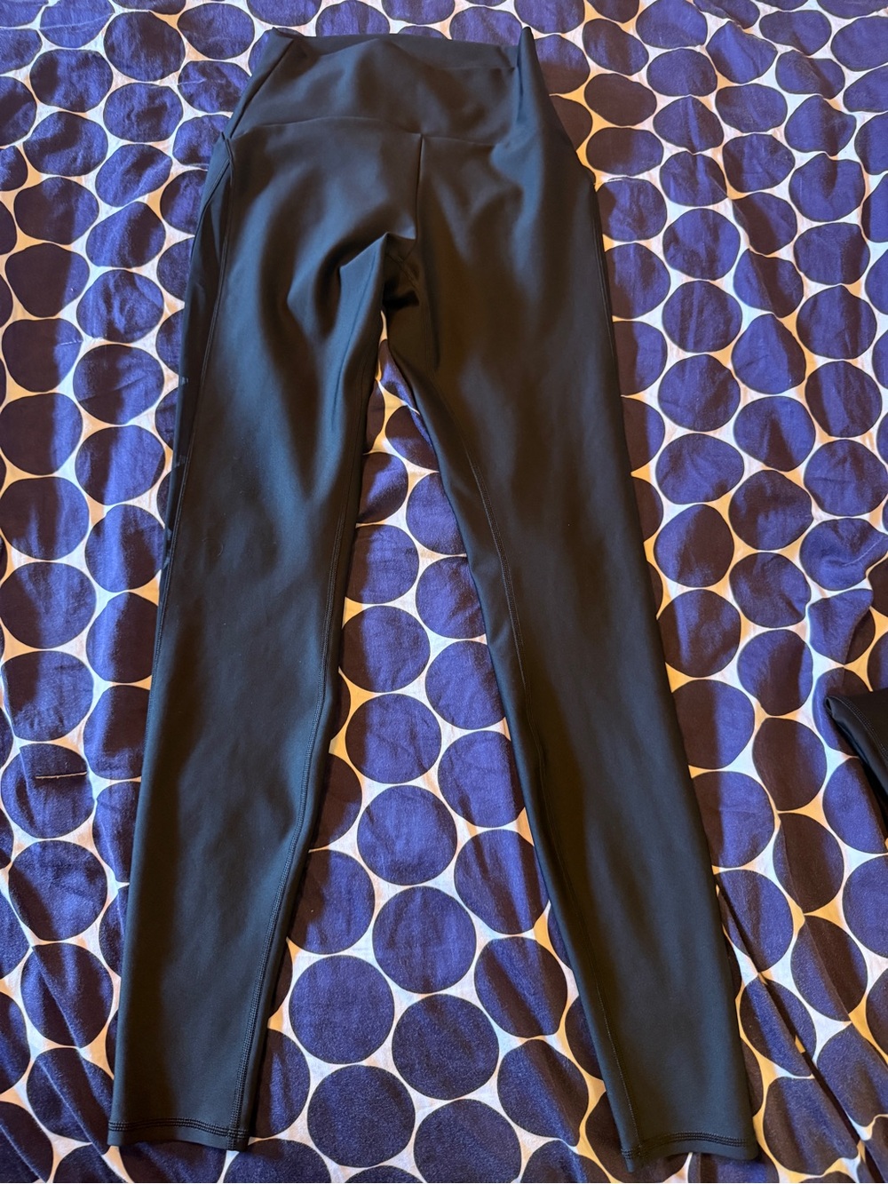 ALO Yoga Black Mesh Infatuation Leggings